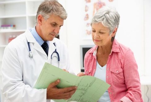 konzultace s lékařem pro hrudní osteochondrózu