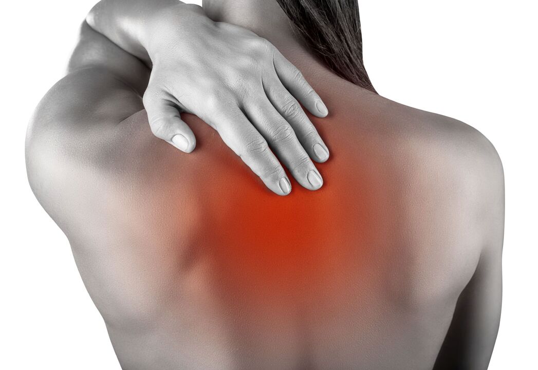 bolest zad způsobená osteochondrózou